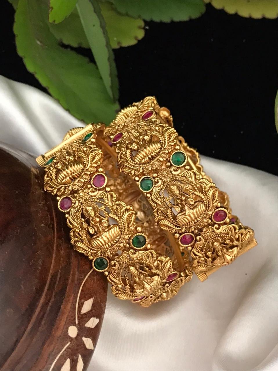 CZ Matte Finish Kada Bangles D499652D