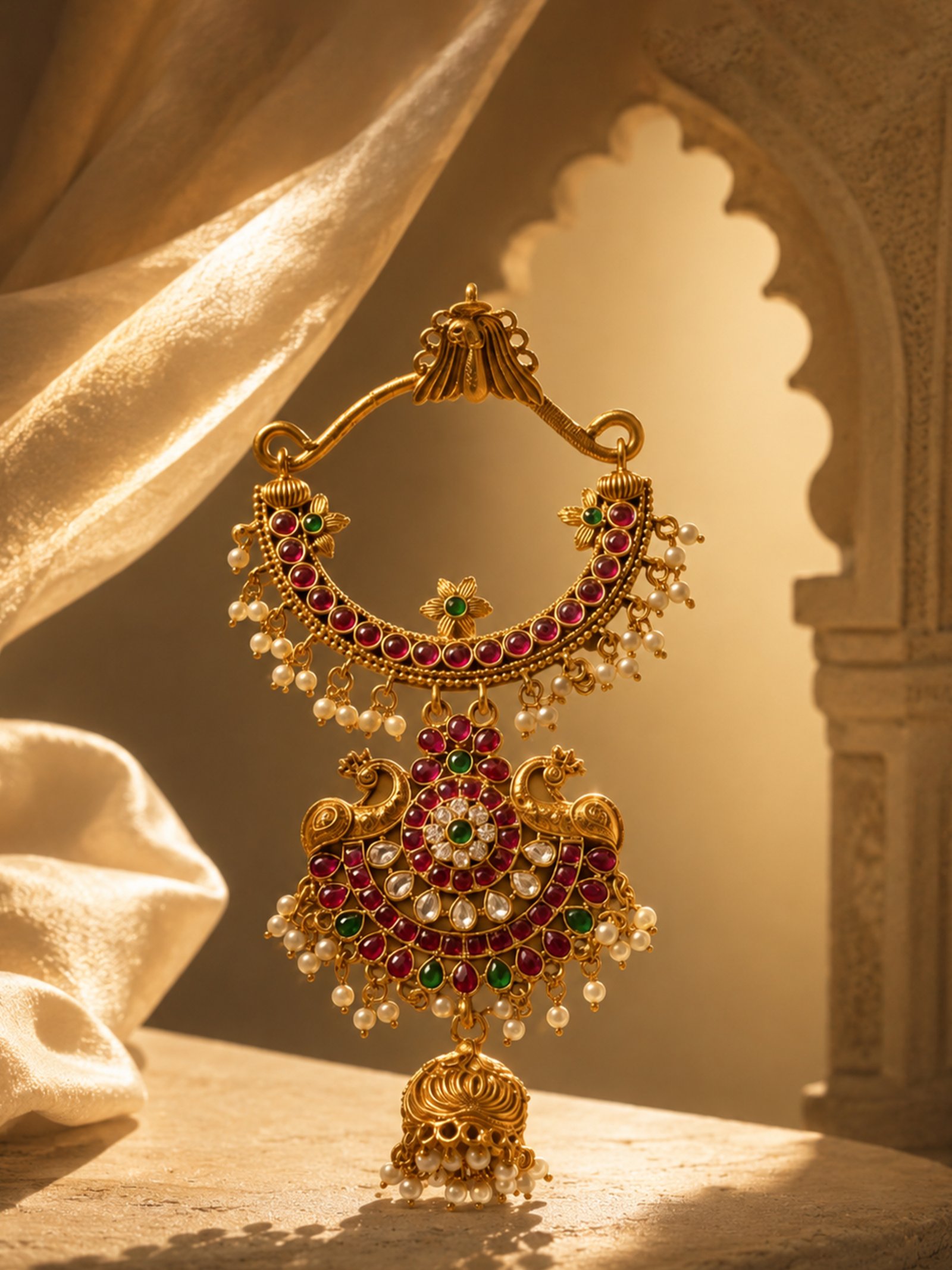 CZ Matte Finish Kada Bangles D499652D