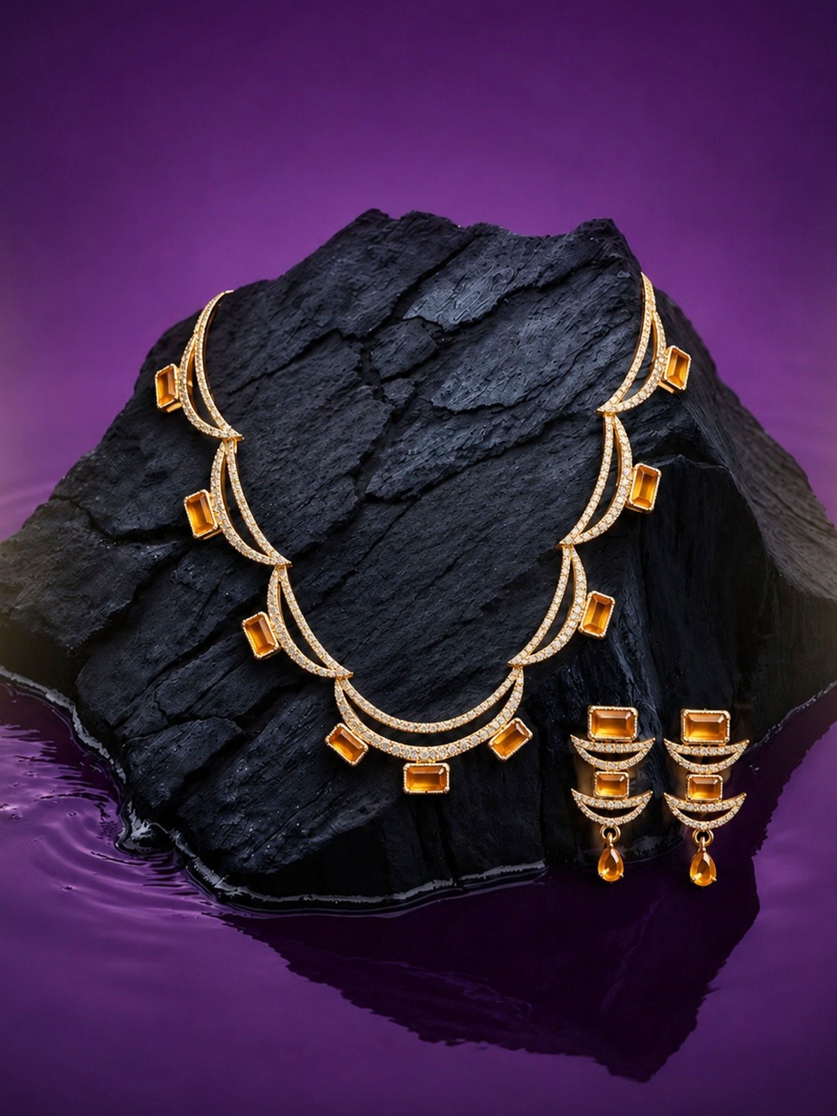 CZ Matte Finish Kada Bangles D499652D