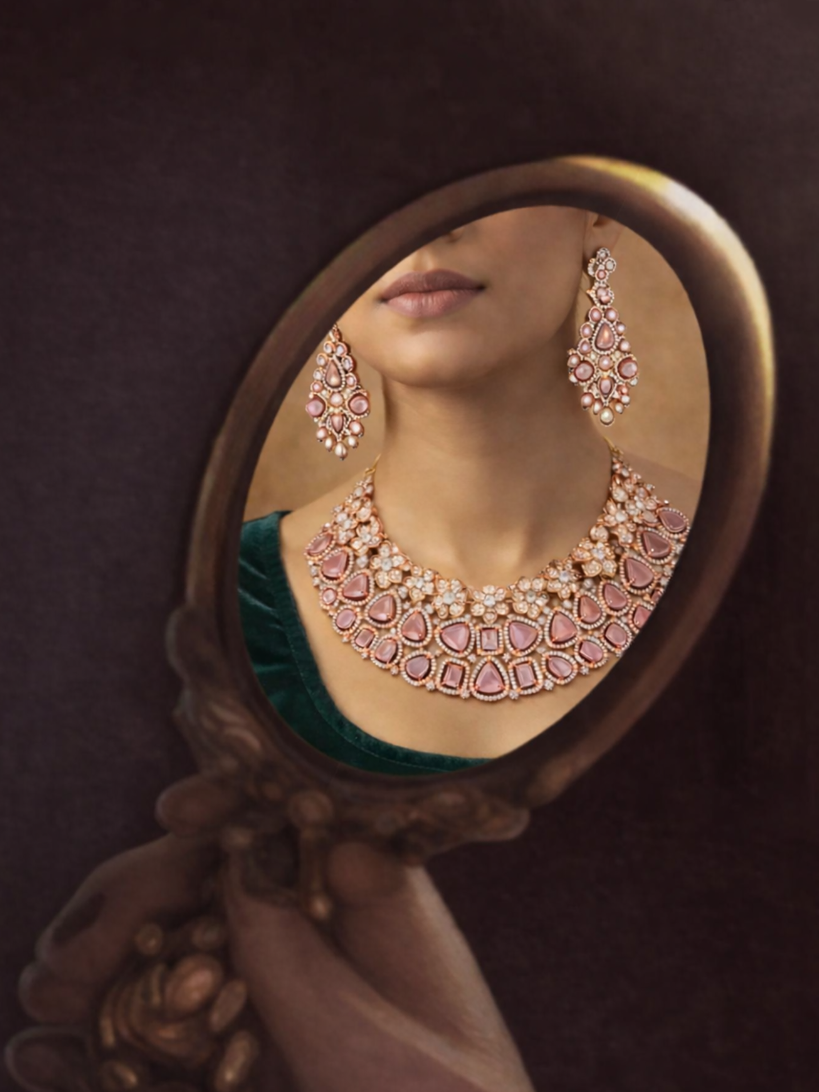 CZ Matte Finish Kada Bangles D499652D