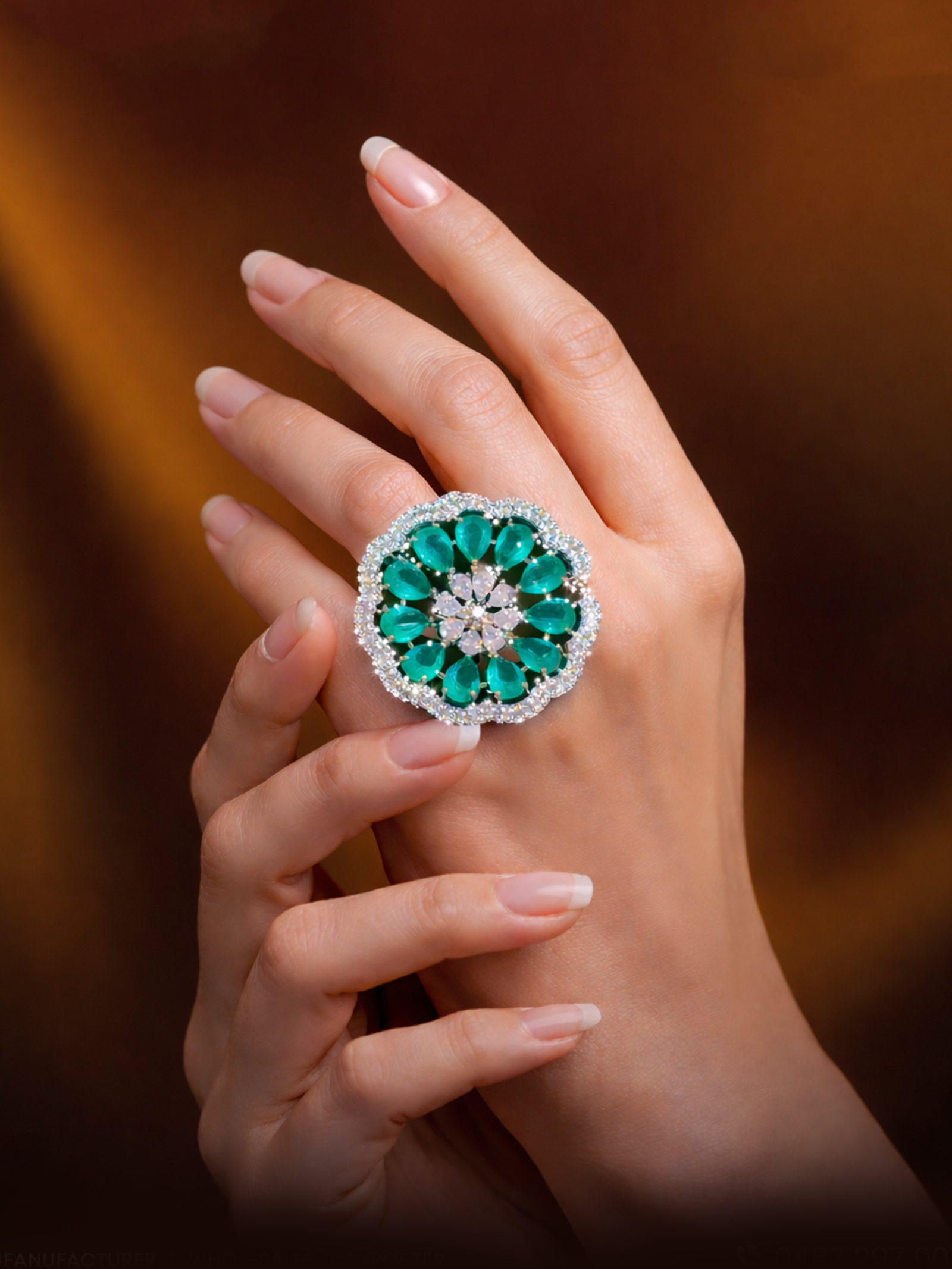 CZ Matte Finish Kada Bangles D499652D