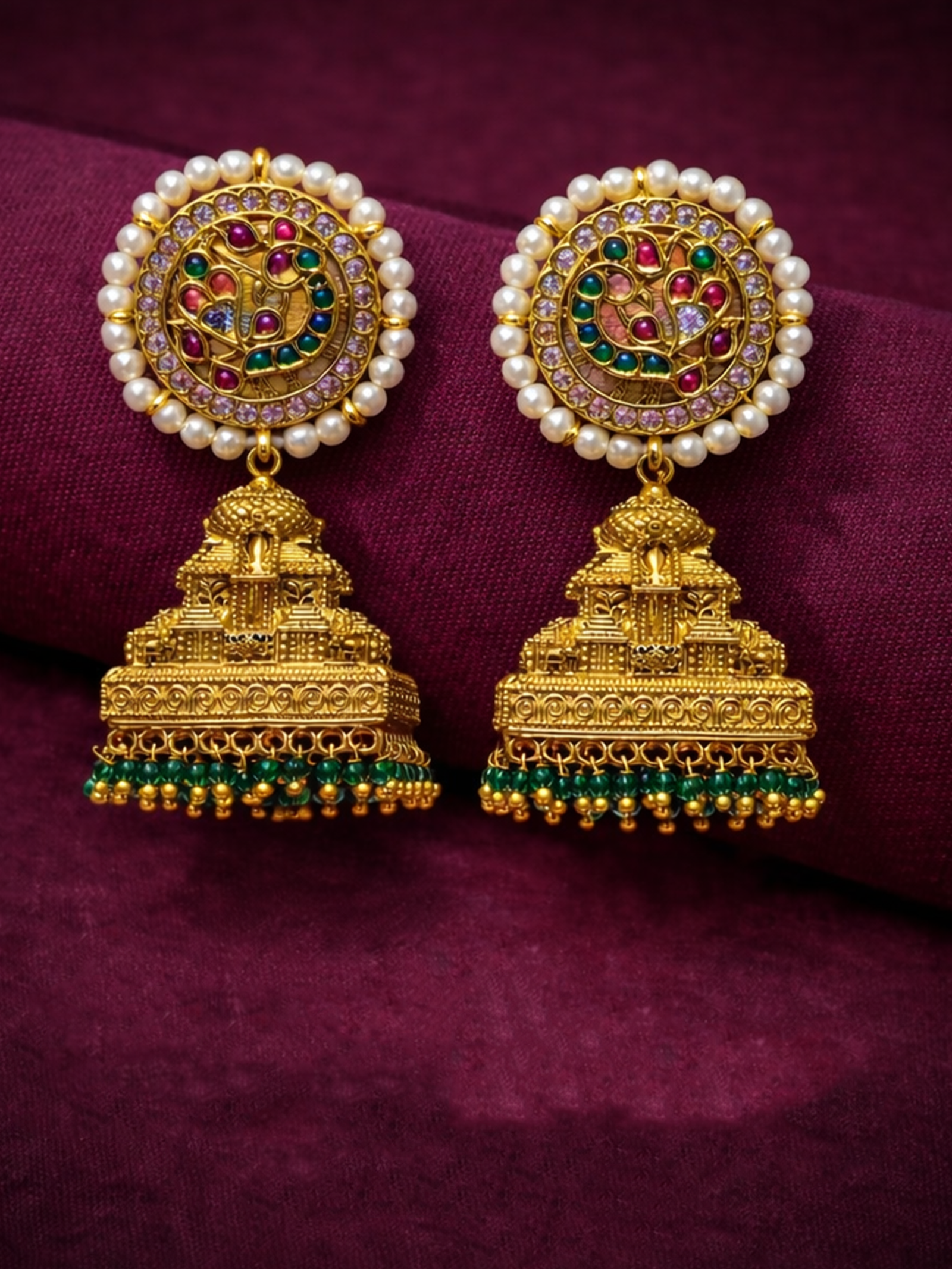 CZ Matte Finish Kada Bangles D499652D